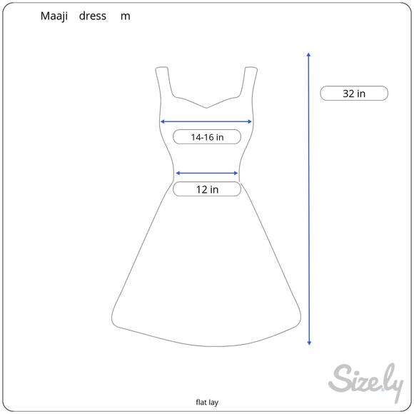 Maaji Mini Dress Green with Ivory Embroidered Flowers Smocked Back Straps M NEW - Picture 10 of 10